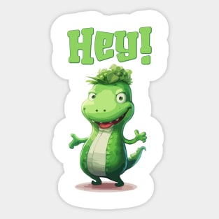 Just a Friendly Dino Sticker